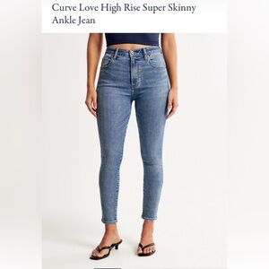 Curve Love High Rise Super Skinny Ankle Jeans